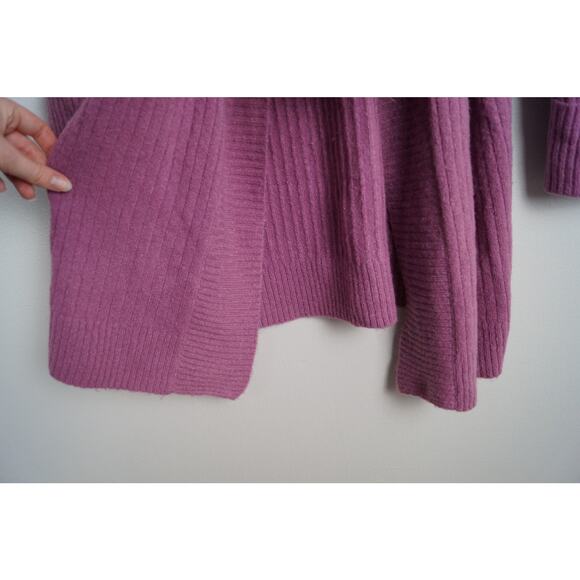 Lovers +‎ Friends Aubree Duster Cardigan Rib Knit Tie Waist Sweater Medium - Picture 7 of 15